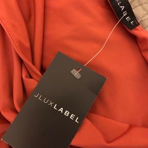 JLUX label coral dress