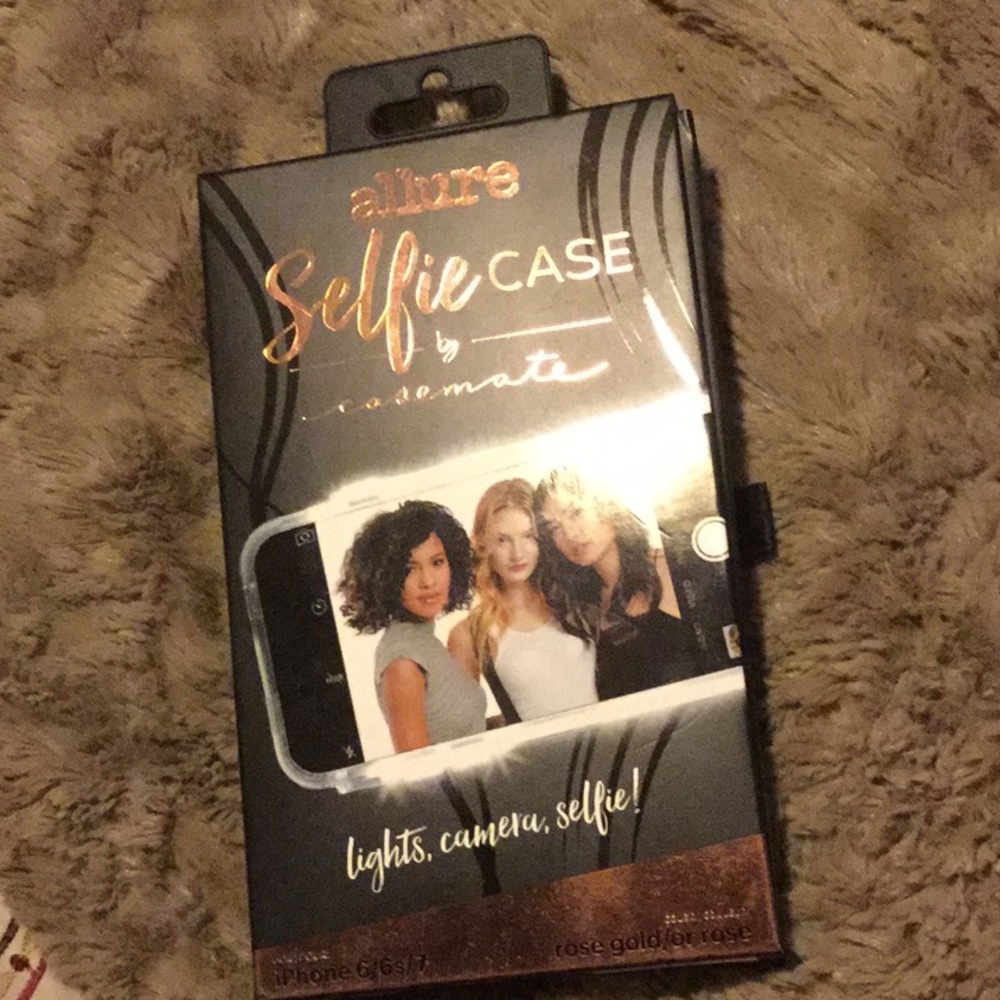 Allure selfie i phone 6/6s/7 case with light .