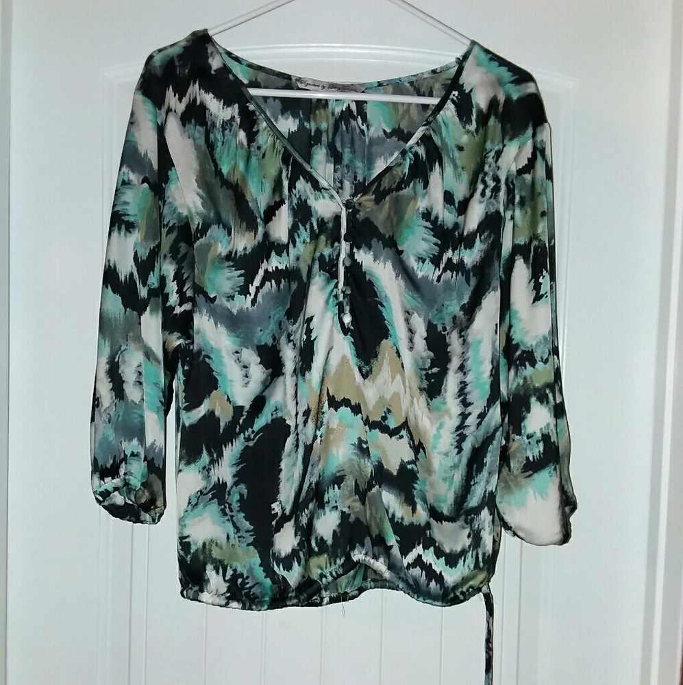 Silk blouse by Larry Levine