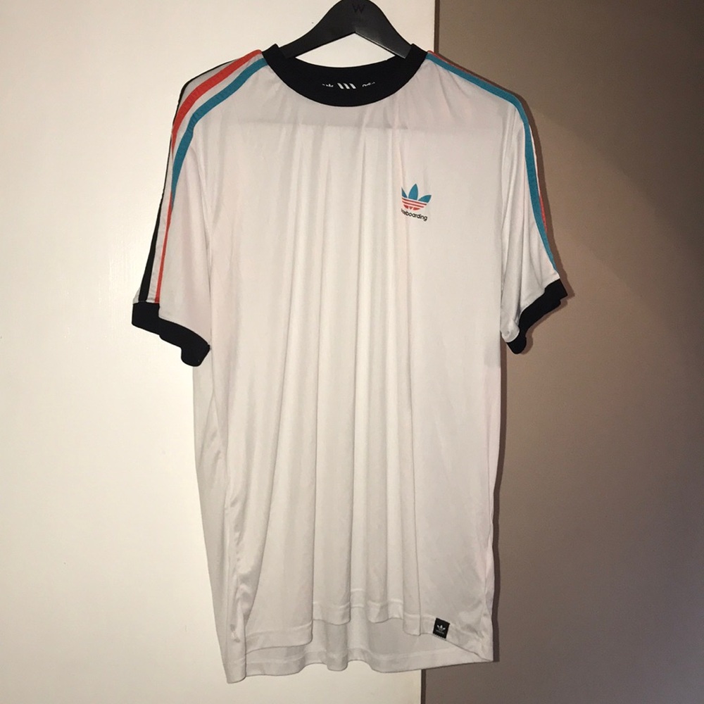 adidas Clima Club Jersey White Energy Blue