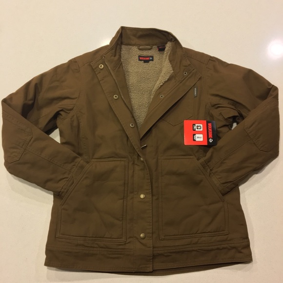 Wolverine Jackets & Blazers - 🚫Sold🚫 NWT Women’s Canvas Sherpa Lined Jacket