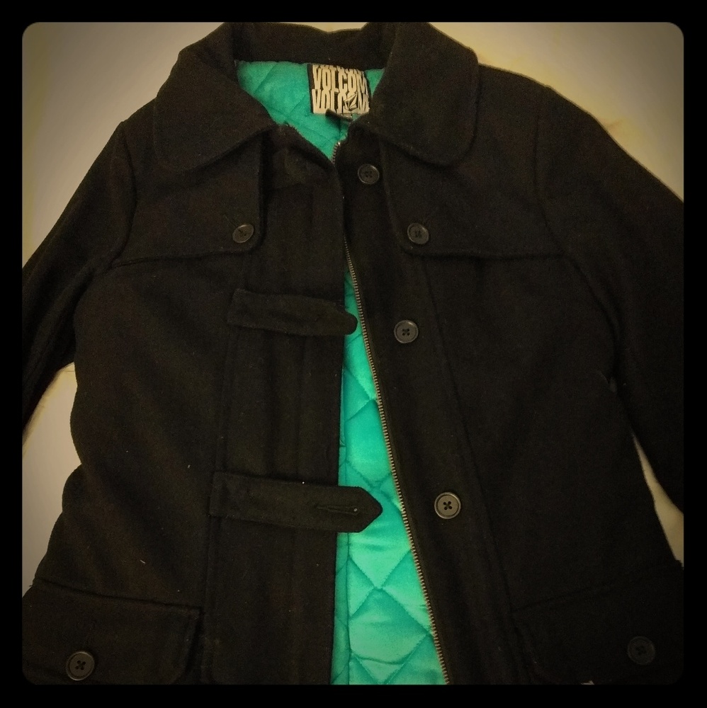 Volcom Black Thick Winter Jacket