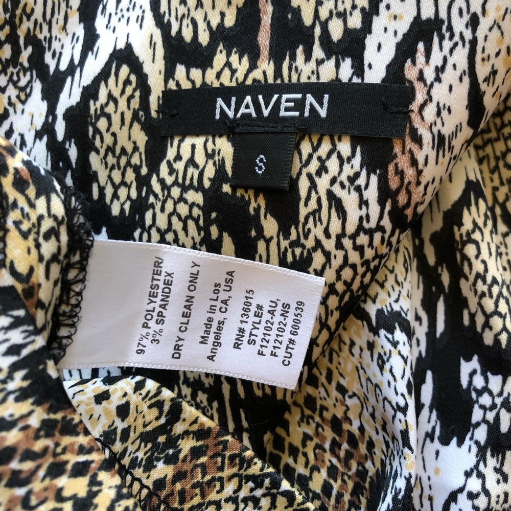 Naven Python Print Mini Dress - Picture 7 of 8