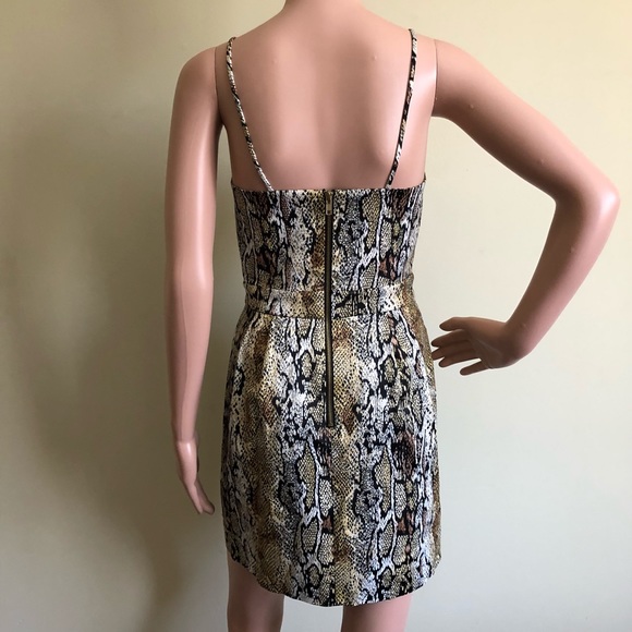 Naven Python Print Mini Dress - Picture 4 of 8