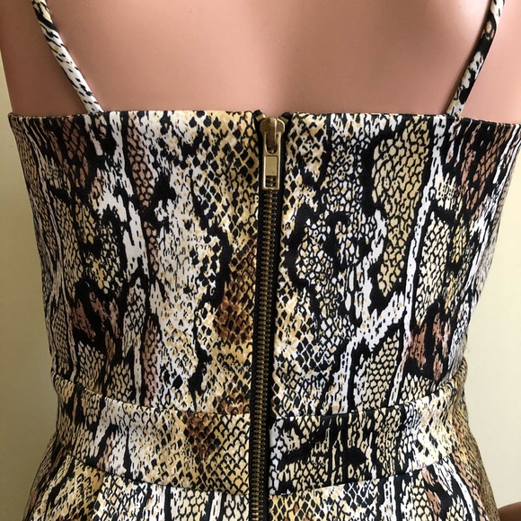 Naven Python Print Mini Dress - Picture 5 of 8