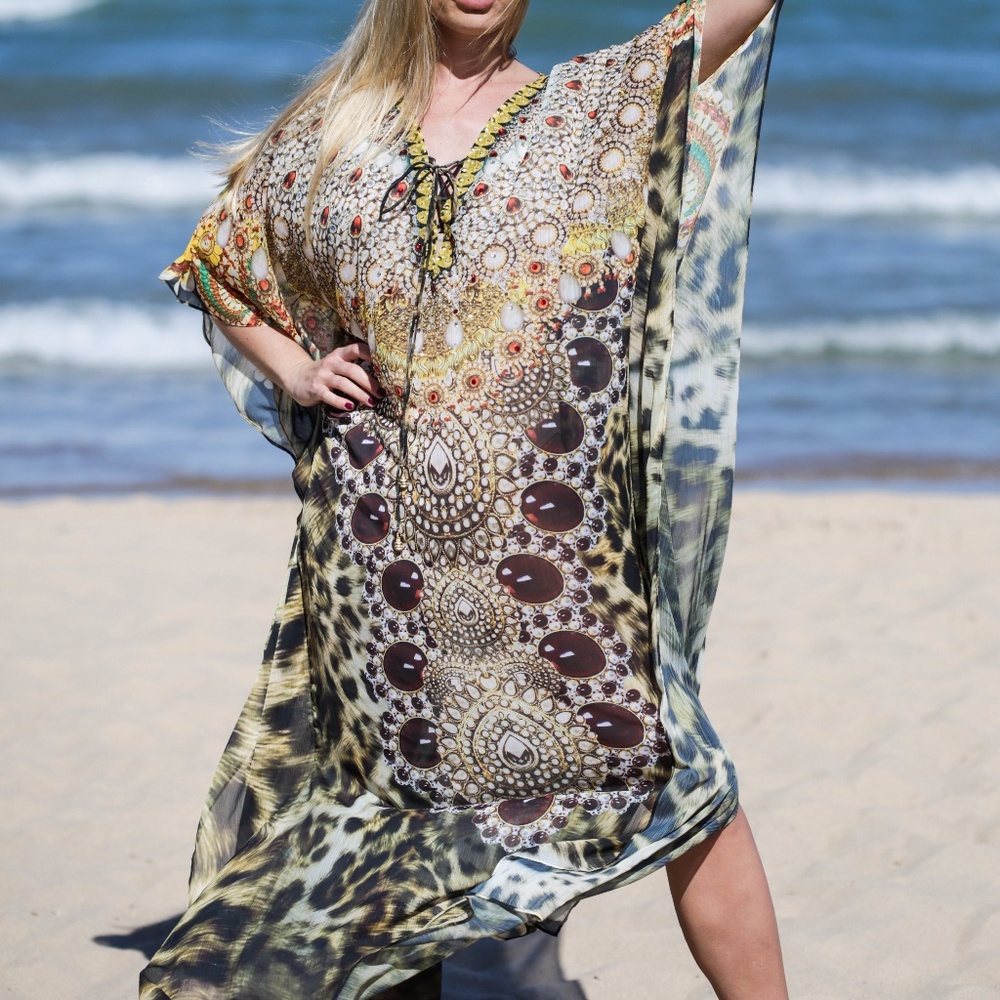 Xenia Long resort kaftan