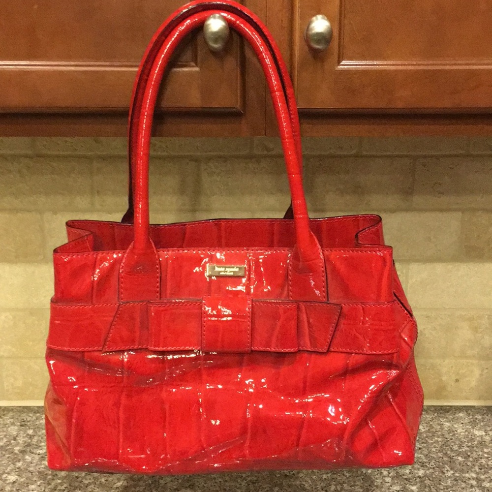 Red Patent Leather Kate Spade