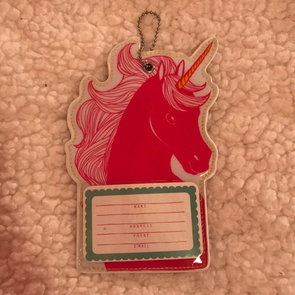 Luggage Tag Unicorn