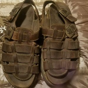 Men's drmarten genuine leather sandals