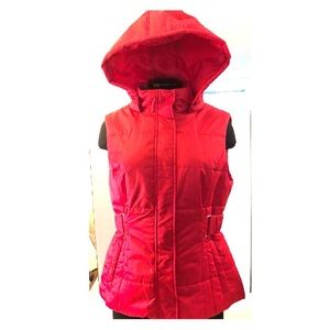 New York & Company Vest. Removable Hoodie. Zip up