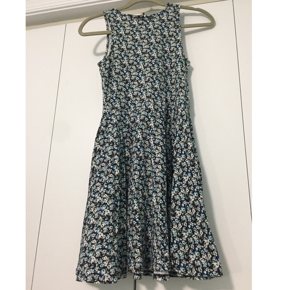 Floral Fit-and-Flare Dress