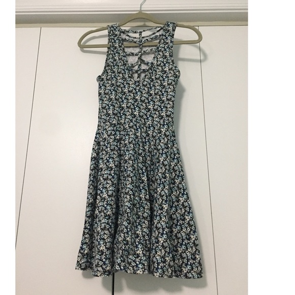 Floral Fit-and-Flare Dress - Picture 2 of 3