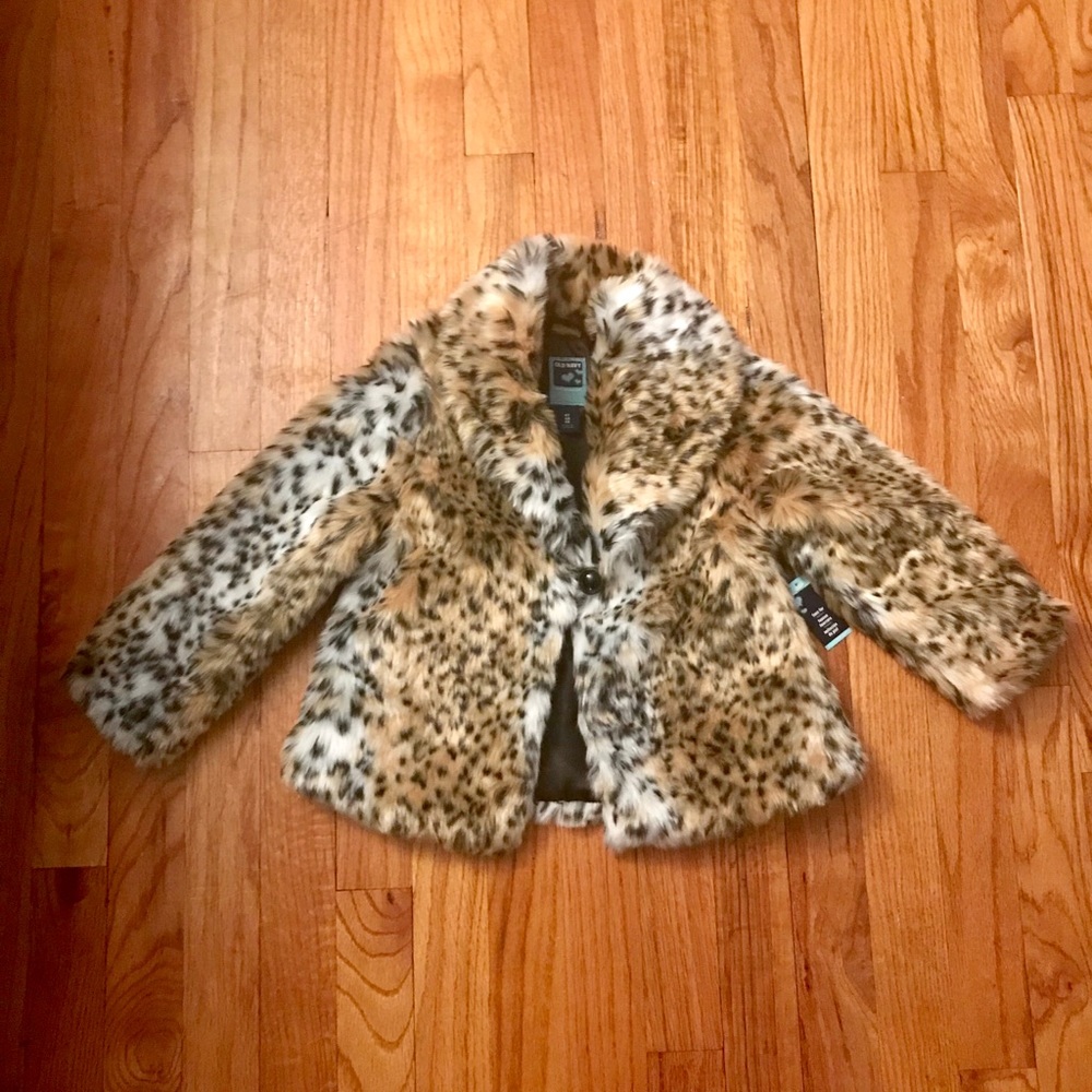Old Navy Faux Fur Kids Coat