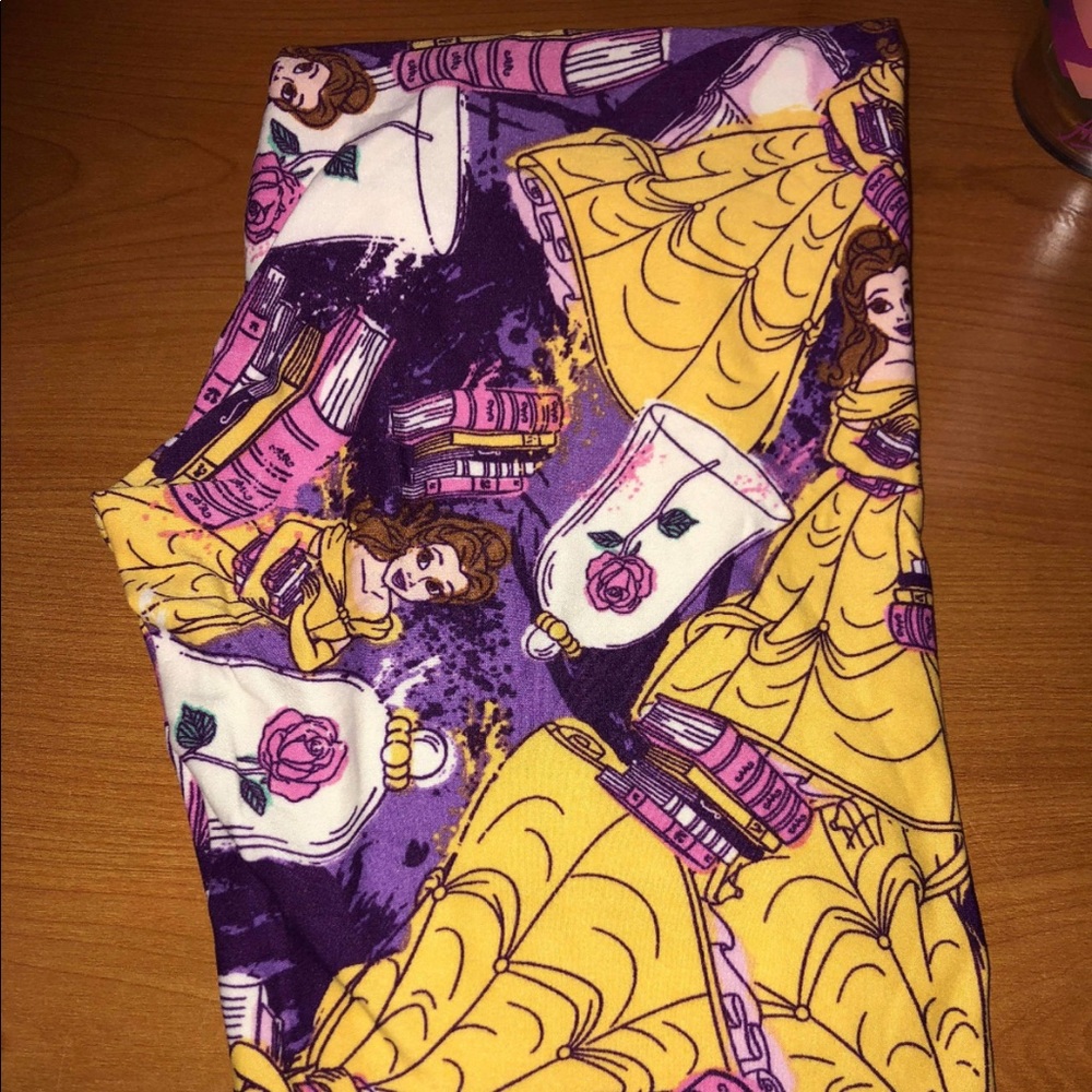 Lularoe Belle Beauty and the Beast Leggings