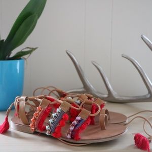 NWOT Barbara Barbieri Sandals