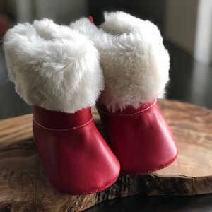 Baby gap Santa elf booties