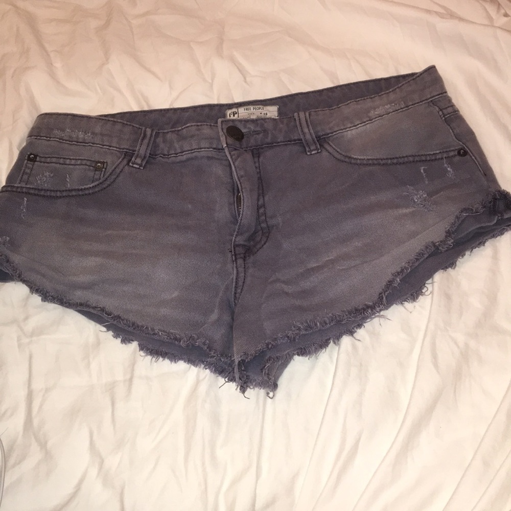 Purple free people shorts