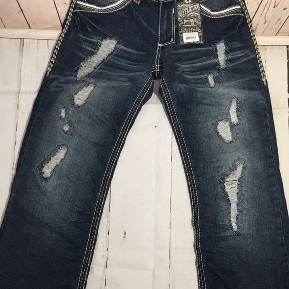 🆕Affliction Jeans -Blake Fleur Frisco Men’s Jeans - Picture 5 of 11