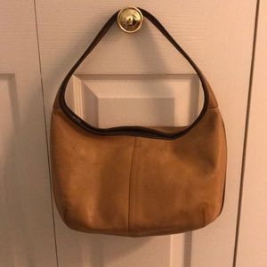 Coach tan shoulder bag
