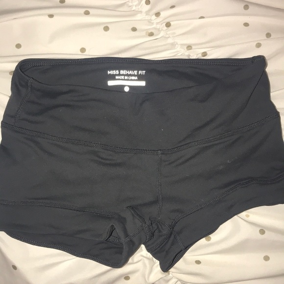 Miss Fit by MissBehave gray shorts - Picture 1 of 1