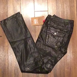 True Religion leather pants size 29/8