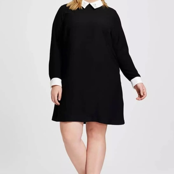 Victoria Beckham Dress Rabbit Peter Pan Collar - Picture 3 of 4