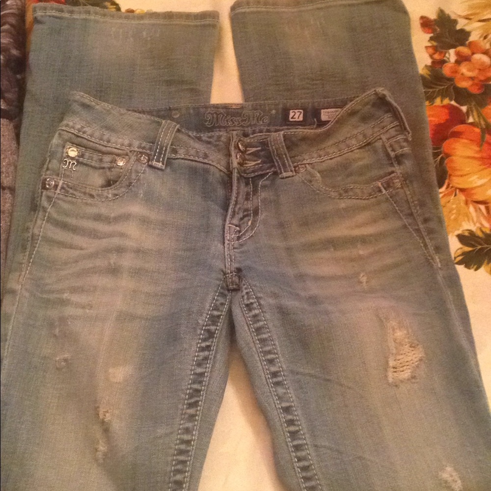 Miss Me Sz 27 JP4009BT Bootcut Jeans