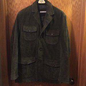 Joseph Abboud suede leather jacket. Sz large.