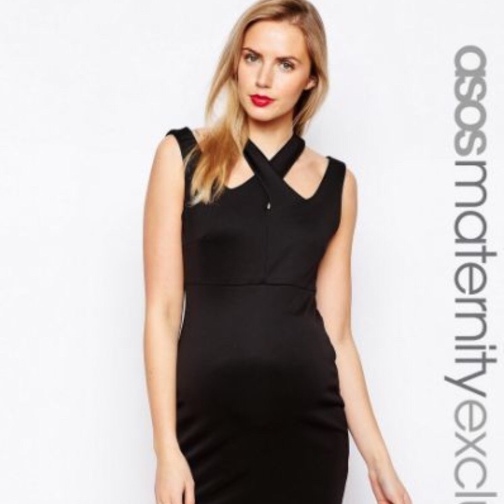 ASOS maternity cross dress