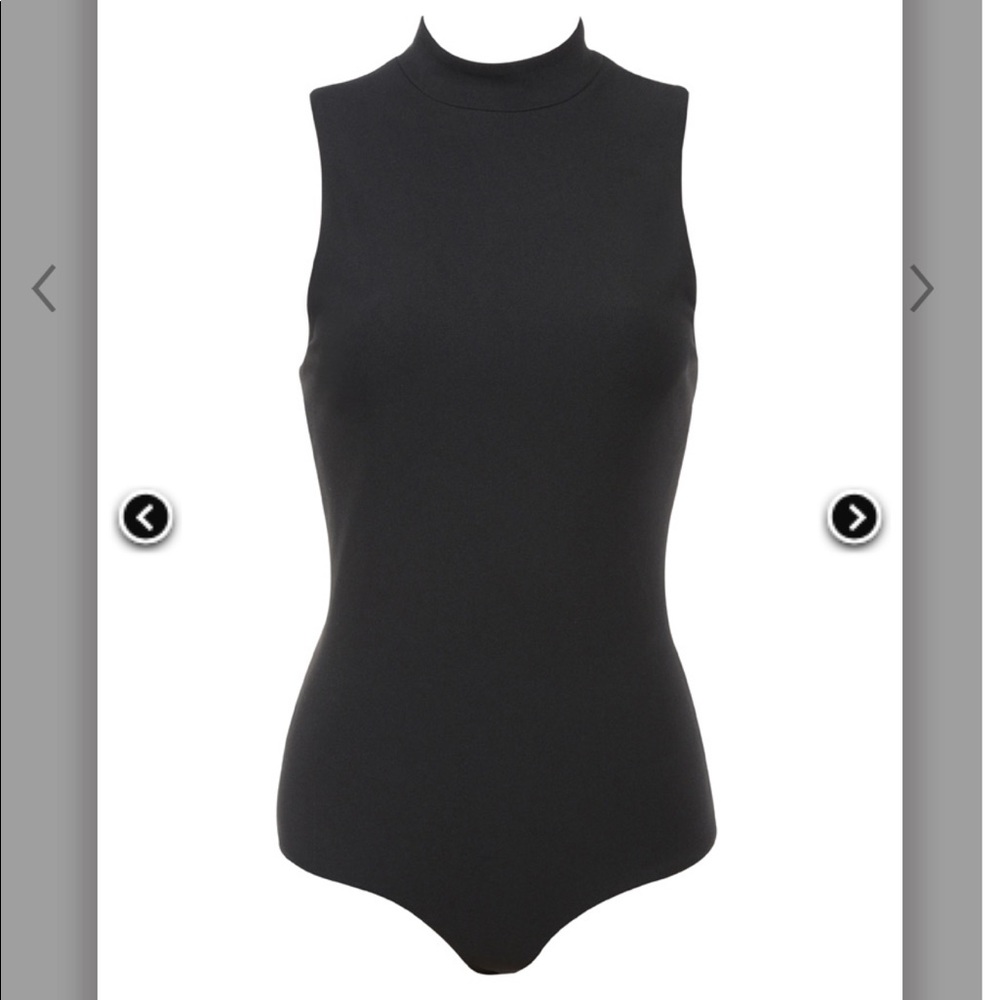 Mistress Rocks Valeria black cutaway bodysuit