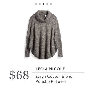 Stitch Fix - Pullover Poncho Sweater