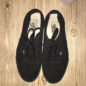 All black vans
