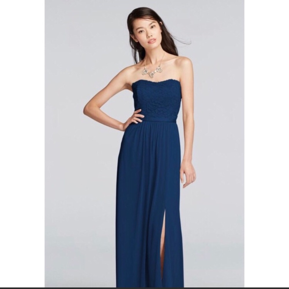 David’s Bridal size 6 marine