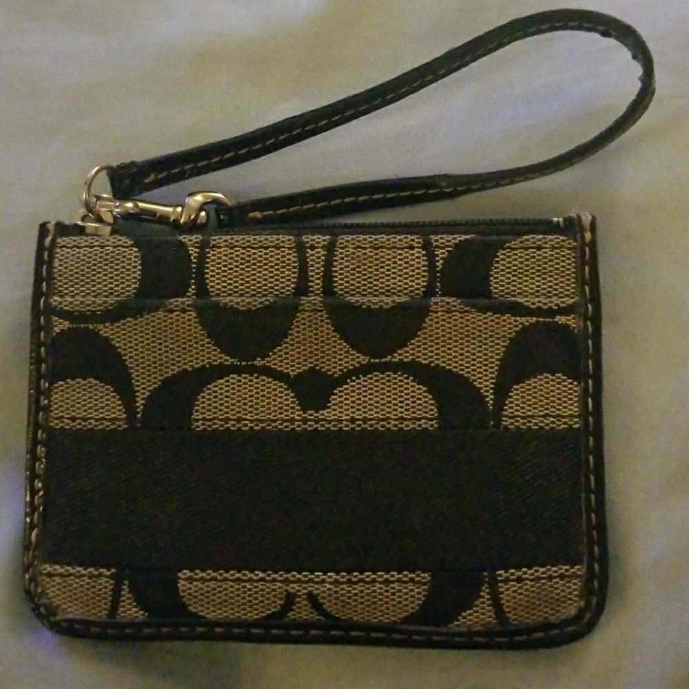 Small Coach ID Holder with Coin Purse