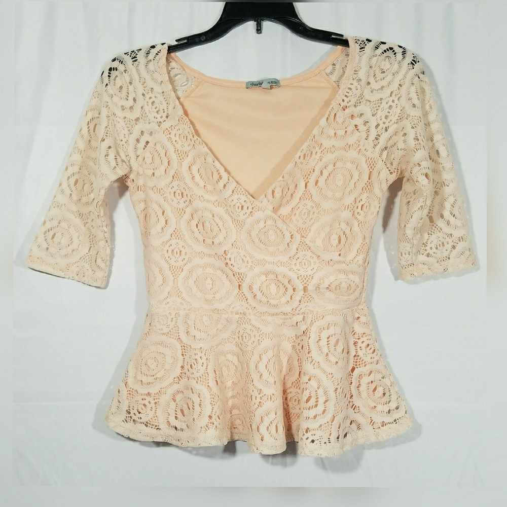 ⛔Charlotte Russe Peplum Blouse⛔