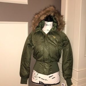 ❄️NWT South Pole Jacket with Faux fur Size S ❄️
