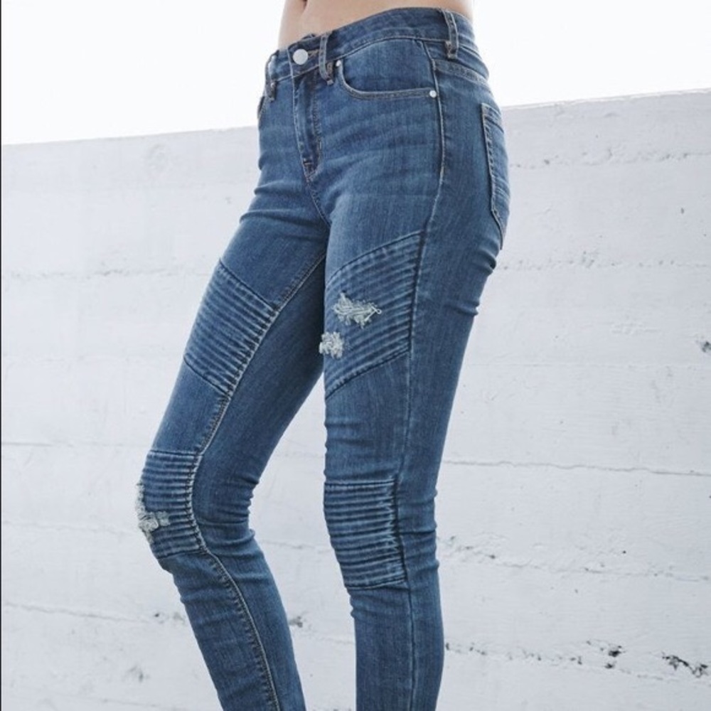 Kendall + Kylie Moto Jeans