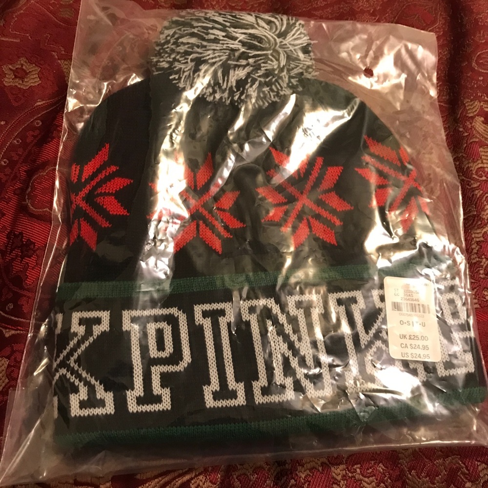 Brand new winter Victoria Secret Pink hat