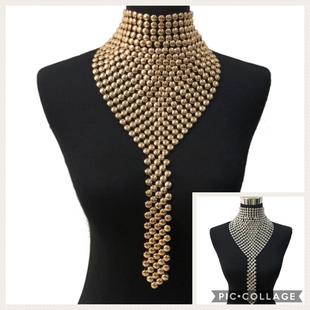 Celebrity beaded necklace