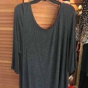 Lane Bryant scoop neck top