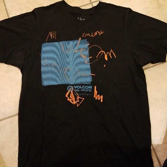 volcom slim fit t shirt