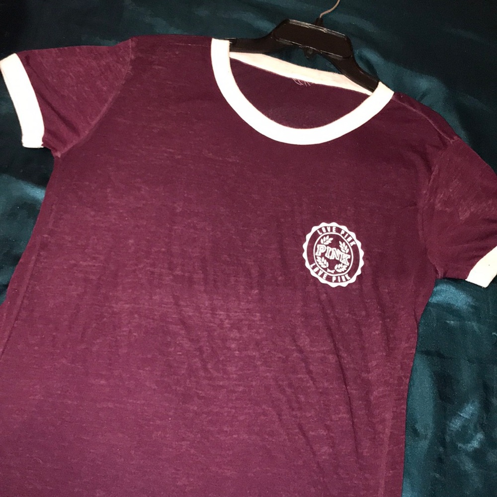 Beautiful purple Ringer tee!