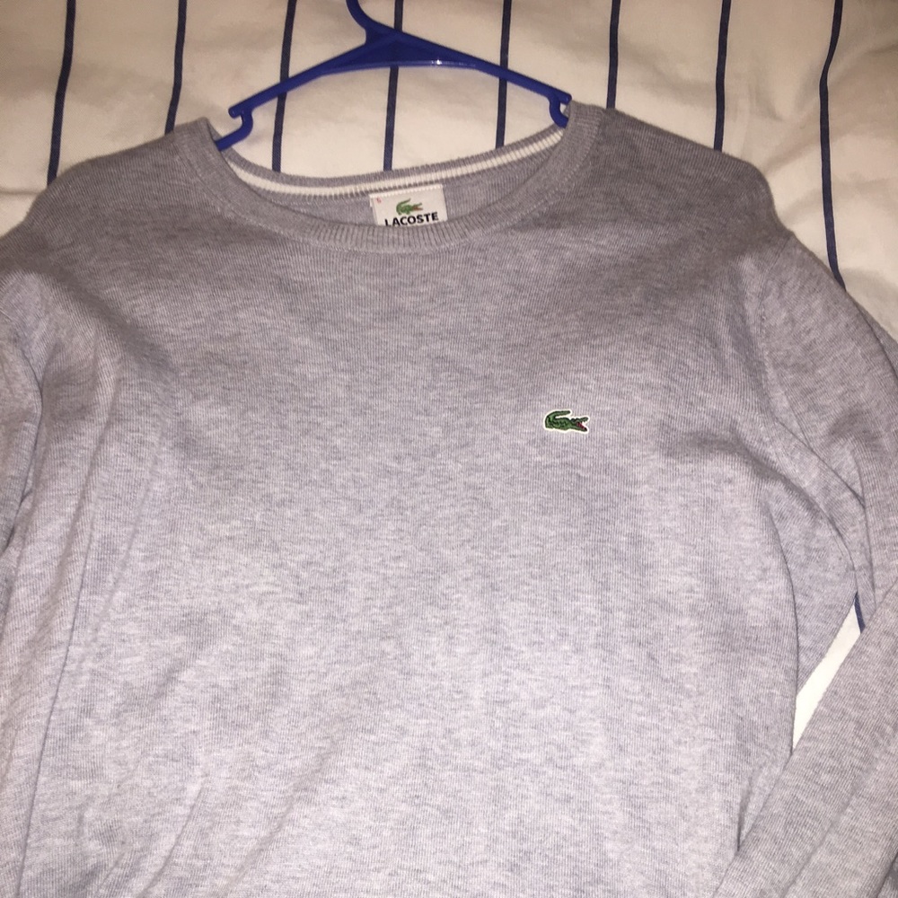Lacoste sweater.