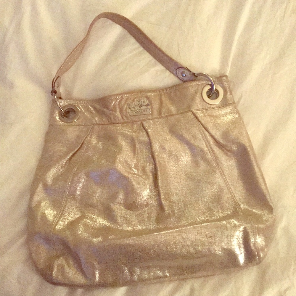 Coach Purse (Silver)