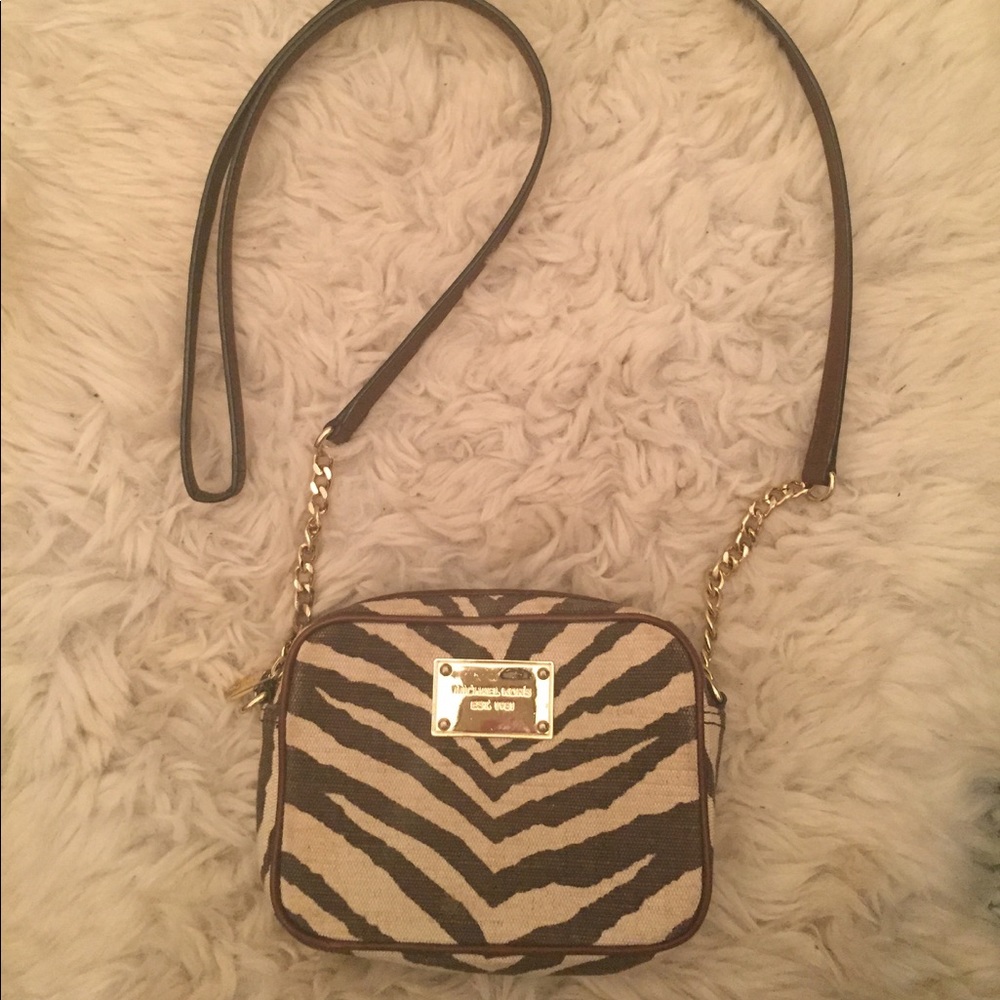 Michael Kors Zebra Print Crossbody