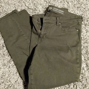 Gap olive jeggings