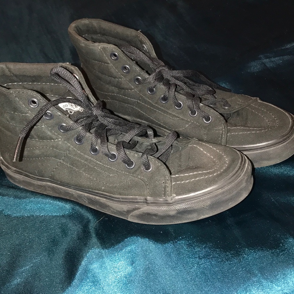 Black high top vans