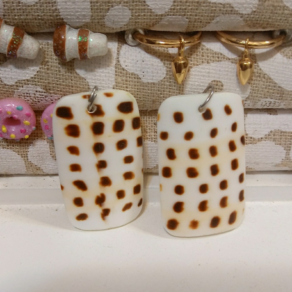 Polka dot earrings