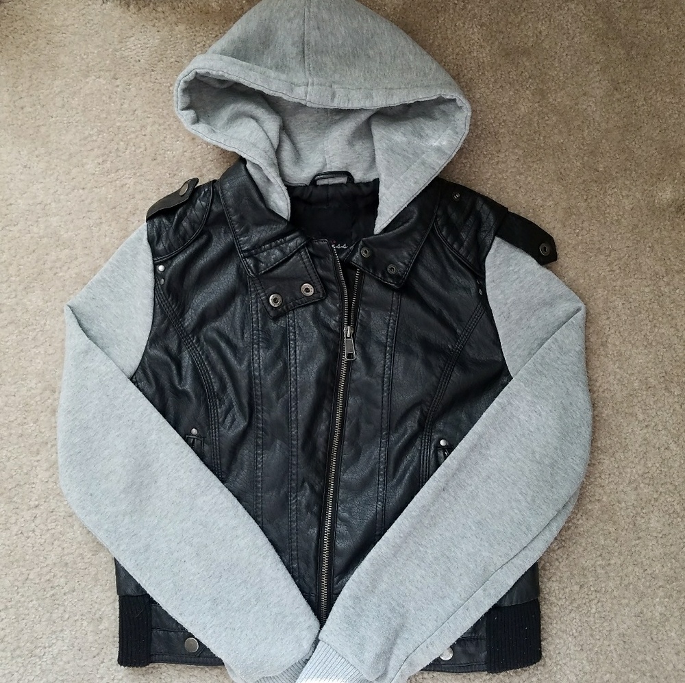 Last Kiss Faux Leather Jacket