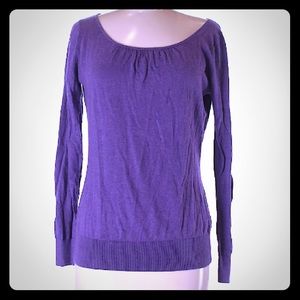 [Banana Republic] purple pullover sweater